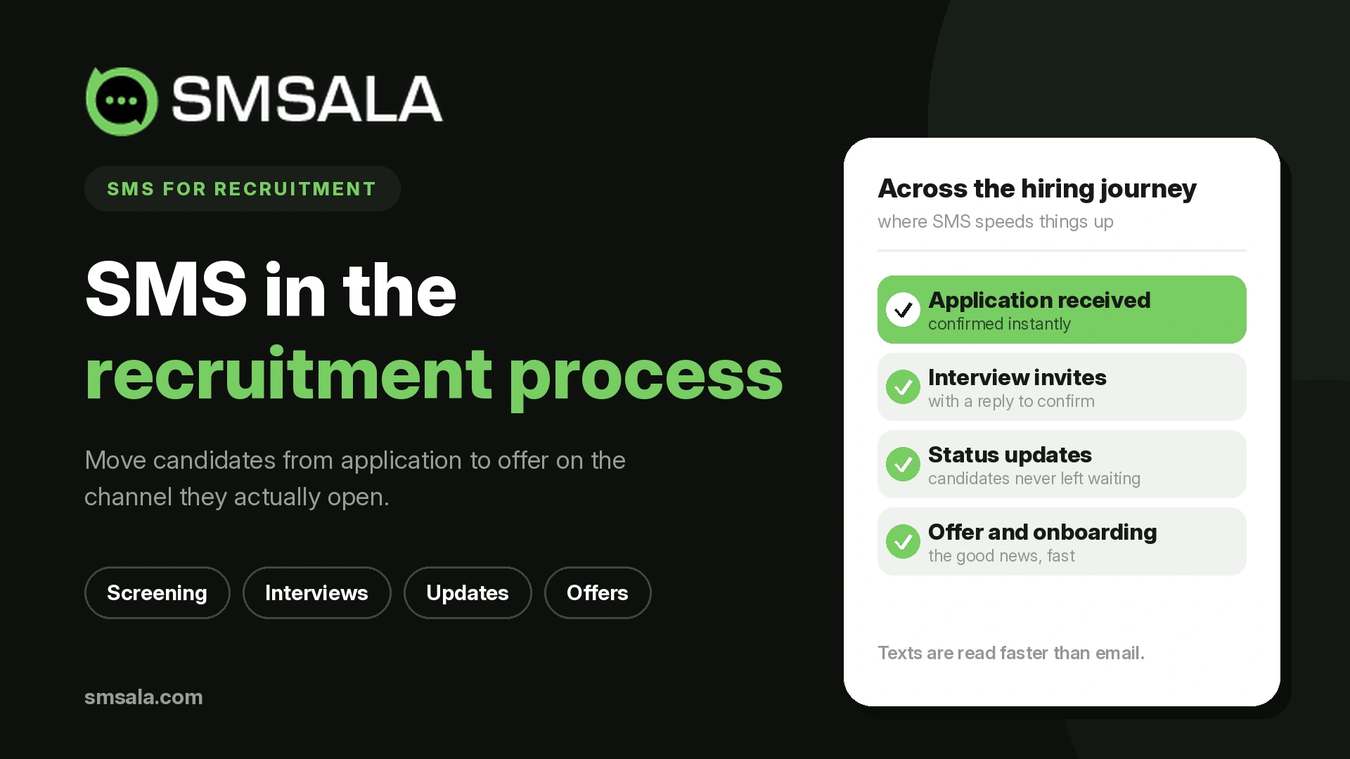 sms-for-recruitment-process